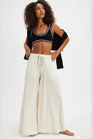 Free People Wait A Minute Wide-Leg Lounge Pants par en , pour femme chez Free People