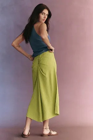 free-est Jupe Midi Sunrise par en , pour femme chez Free People