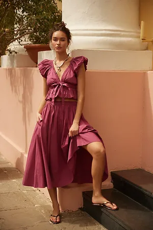 free-est Jupe midi Lowen par en , pour femme chez Free People