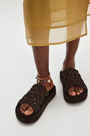 Paloma Barceló Nadira Suede Flatform Sandals par en , pour femme taille: EU 39 chez Free People
