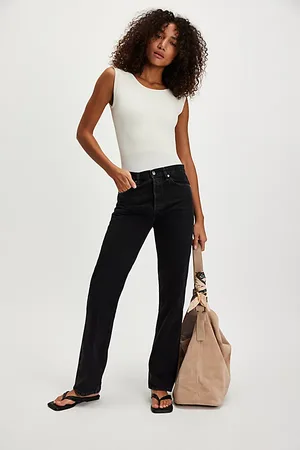 Frame The Vertical Jeans en , pour femme taille: 27 chez Free People