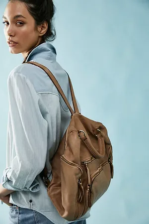Free People Sac à dos Bolsa Nova Momma Mia par en Taupe, pour femme