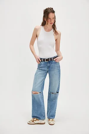 Rollas Heidi Low-Rise Jeans en , pour femme taille: 30 chez Free People