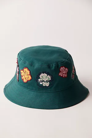 Agua Bendita Floral Sibyl Bucket Hat, pour femme chez Free People