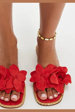 Paloma Barceló Acacia Flower Slide Sandals par en , pour femme taille: EU 37 chez Free People
