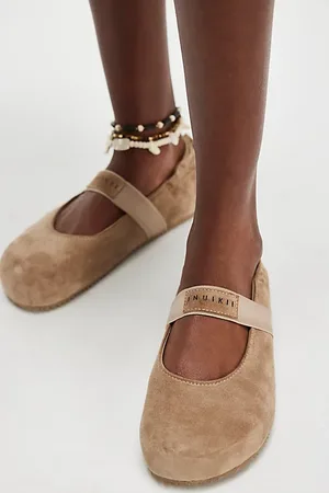 INUIKII Mona Suede Ballerina Flats par en , pour femme taille: EU 38 chez Free People