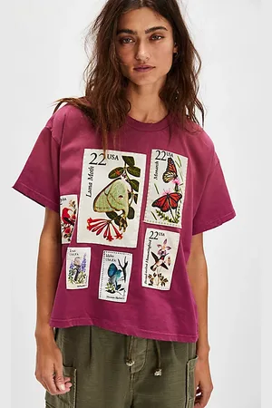 Found Stamp Tee en , pour femme taille: XS chez Free People