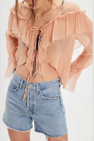 AGOLDE Parker Long Shorts par en , pour femme taille: 26 chez Free People