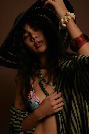 Lack of Color Chapeau ultra-large Riviera par en , pour femme chez Free People
