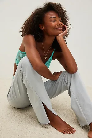 NSF Pantalon Évasé Fendu Latéral Rusty en , pour femme chez Free People