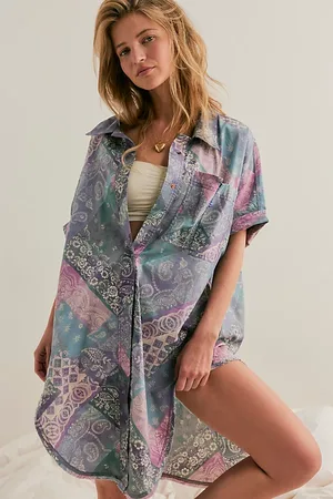 Free People Chemise de nuit Bedside Babe par en , pour femme taille: XL chez Free People