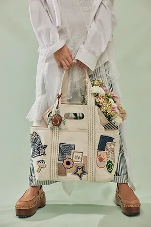 Free People Sac Fourre-Tout Patch Caravan par en , pour femme chez Free People