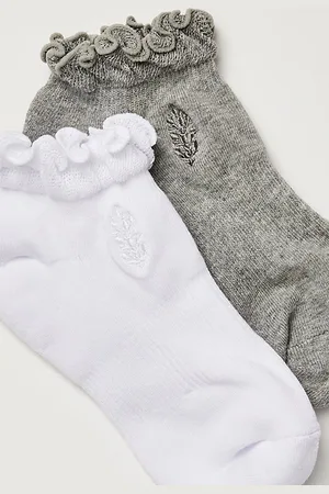 FP Movement Movement Ruffle Sneaker Sock 2 Pack par en , pour femme chez Free People