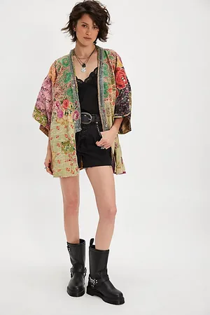 Magnolia Pearl Kimono Crop Dashi en , pour femme chez Free People