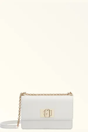 Furla 1927 Sac À Bandoulière Marshmallow Cuir Texturé Femme