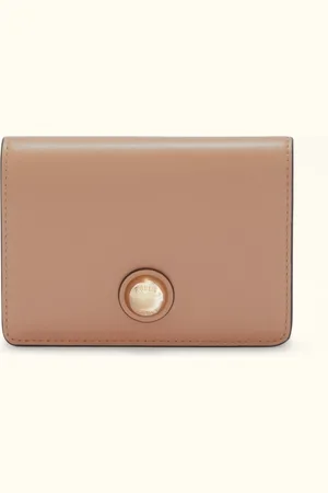 Furla Sfera Portefeuille Compact Tulle Cuir De Veau Souple Femme