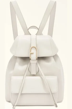 Furla Flow Sac À Dos Marshmallow Cuir De Veau Claris Lux Femme
