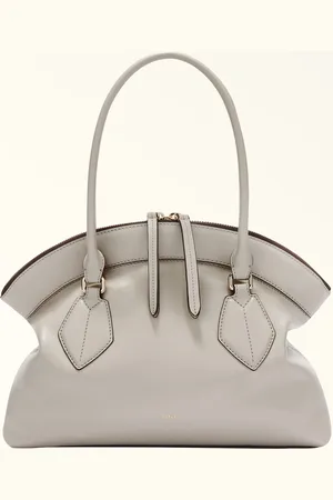 Furla Erica Sac Cabas Vaniglia Cuir De Veau Milano Femme