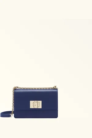 Furla 1927 Sac À Bandoulière Mediterraneo Cuir Texturé Femme