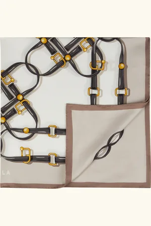 Furla Tortona Carré Cenere+soil+nero Sergé De Soie St. Nuvola Femme