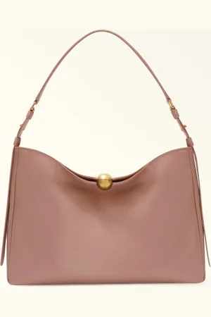 Furla Sfera Soft Sac Porté Épaule Tulle Cuir De Veau Verona Femme