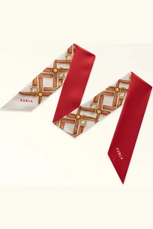 Furla Metropolis Bandeau Toni Rosso Veneziano Sergé De Soie St. Nuvola Femme