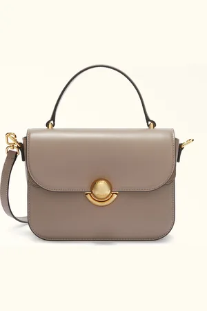 Furla Sfera Sac À Main S Mauve Cuir De Veau Souple + Daim Femme