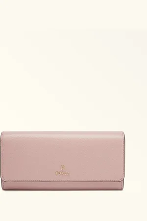 Furla Camelia Portefeuille Continental Alba Cuir Texturé Femme