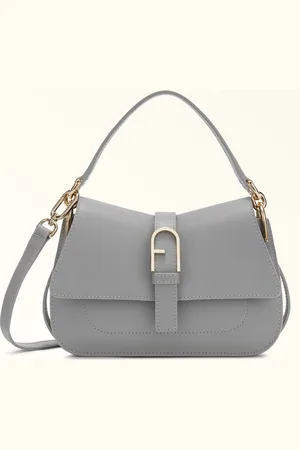 Furla Flow Sac À Main Cenere Cuir De Veau Claris Lux Femme