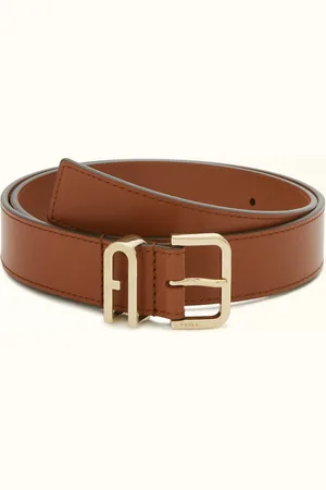 Furla Camelia Ceinture Fixe Cognac H Cuir De Veau Souple Femme