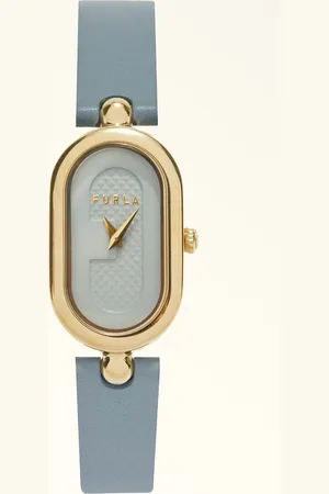 Furla Ooh Montre Dotée D’un Boîtier Ovale Celestial Cuir + Métal Femme