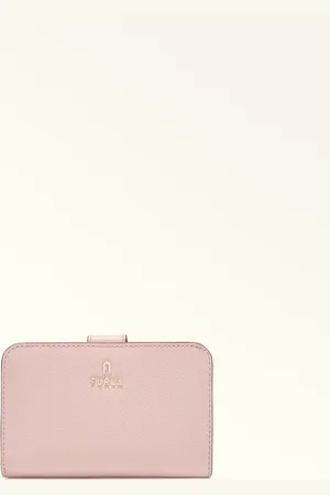 Furla Camelia Portefeuille Compact Alba Cuir Texturé Femme
