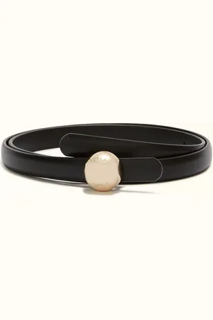 Furla Sfera Ceinture Fixe Nero Cuir De Veau Souple Femme