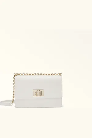 Furla 1927 Sac À Bandoulière Marshmallow Cuir Texturé Femme