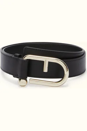 Furla Nuvola Ceinture Fixe Nero Cuir De Veau Claris Lux Femme