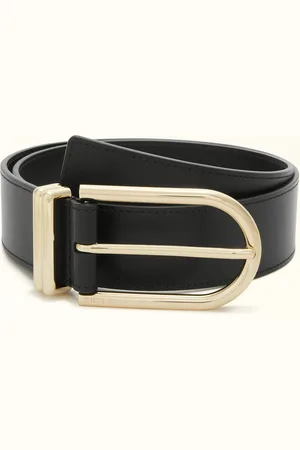Furla Camelia Ceinture Fixe Nero Cuir De Veau Souple Femme