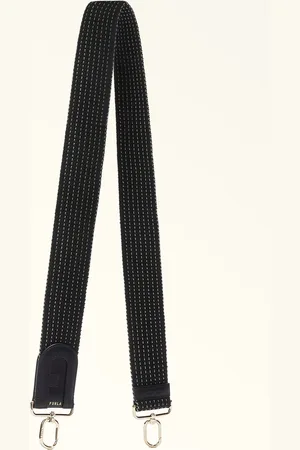 Furla Fiona Bandoulière Épaule Nero Bandoulière E En Toile À Surpiqûres Femme