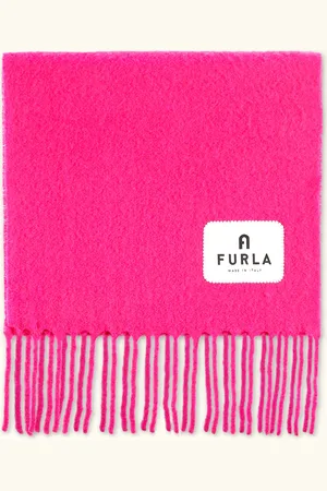 Furla Moon Écharpe 37x230 Pop Pink Laine Femme