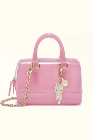 Furla Candy Mini Sac Pink Pvc + Métal Femme