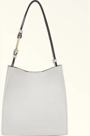 Furla Nuvola Sac Seau Marshmallow Cuir De Veau Grainé Femme