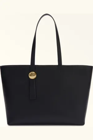 Furla Sfera Sac Cabas Nero Cuir De Veau Grainé Femme