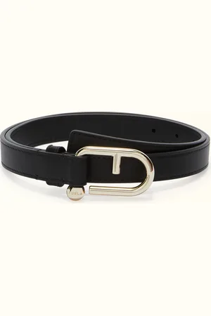 Furla Nuvola Ceinture Fixe Nero Cuir De Veau Claris Lux Femme