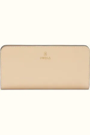 Furla Camelia Portefeuille Continental Grano Cuir De Veau Souple Femme