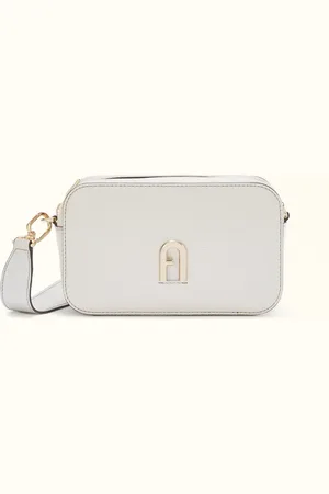 Furla Primula Sac À Bandoulière Marshmallow Cuir De Veau Grainé + Cuir De Veau Souple Femme