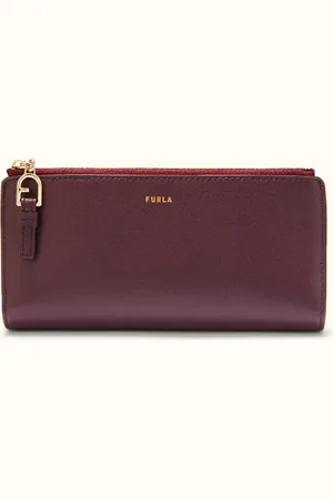 Furla Nuvola Portefeuille Continental Chianti Cuir De Veau Claris Lux Femme