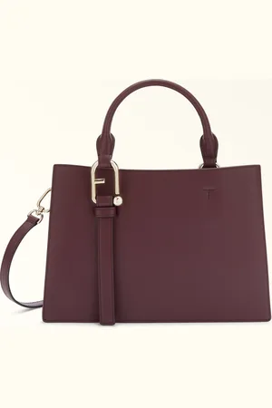 Furla Nuvola Sac Cabas Chianti Cuir De Veau Claris Lux Femme