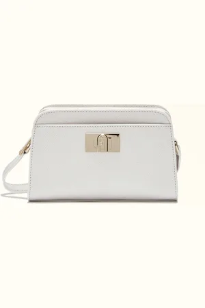 Furla 1927 Sac À Bandoulière Marshmallow Cuir Texturé Femme