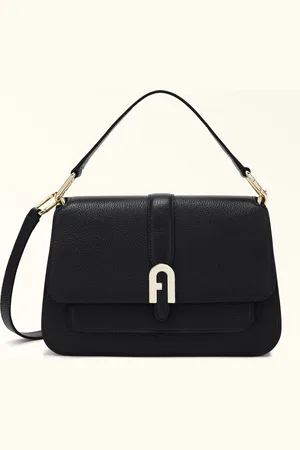 Furla Sofia Grainy Sac À Main M Nero Cuir De Veau Grainé Femme