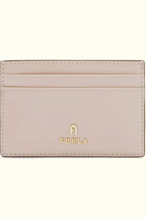 Furla Camelia Porte-cartes Corolla Cuir De Veau Souple Femme