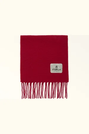 Furla Moon Écharpe 37x230 Rosso Veneziano Laine Femme